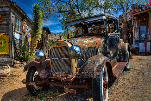 Old Ford Model A Coupe