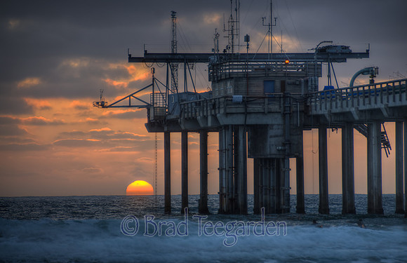 Scripps Pier at Dusk